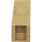 Ekena Millwork 5-inch W x 8-inch D x 12-inch H Merced Rough Cedar Woodgrain TimberThane Knee Brace, Primed BRCUR05X08X12MRCRCPR - alternate 6